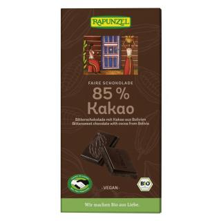 Bitterschokolade 85% 80g RAP