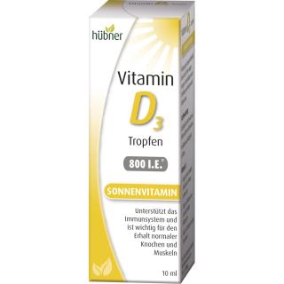 Vitamin D3 Tropfen 10 ml HÜB*