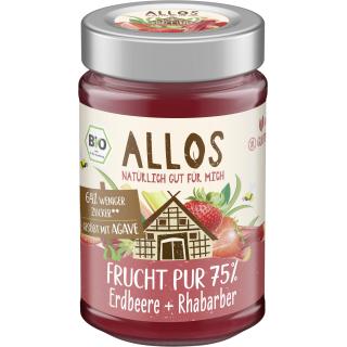 Frucht Pur Erdbeere Rhabarber 200g ALO