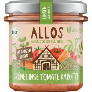 Linsenaufstrich grün 140g  ALO