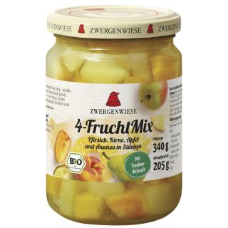 4 Frucht Mix im Glas 340g ZWE