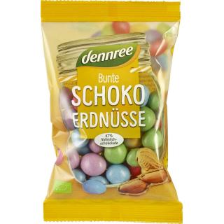 Schoko Erdnüsse 100g DEN