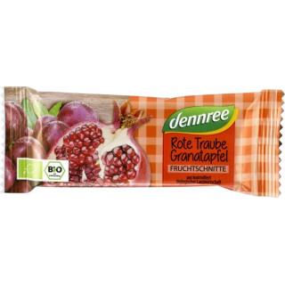 Fruchtschnitte Traube Granatapel 40g DEN