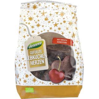 Lebkuchenherzen Kirsch 125g DEN