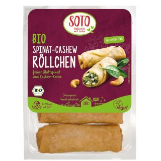 Spinat Cashew Röllchen vegan 200g SOF