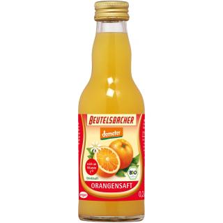 Orangensaft 0,2l BEU (nur als Gebinde 12St)