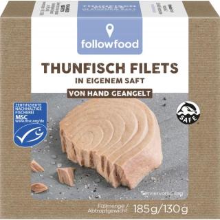 Thunfischfilets natur 185g FWO