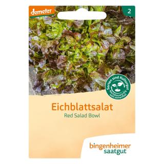Eichblattsalat rot Red Salad Bowl BIN