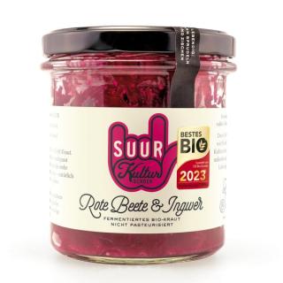 Rote Bete und Ingwer fermentiert 240g SUU