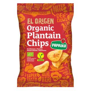 Kochbananen Chips Paprika 80g ELD