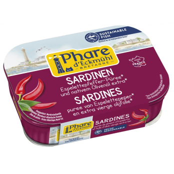 Sardinen Olivenöl Piment 135g PHE