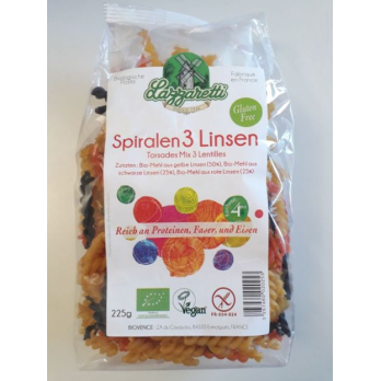 Spiralen Mix 3 Linsen 225g LAZ