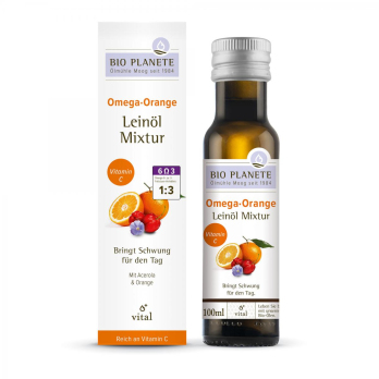 Omega Orange Leinöl Mixtur 100ml BPL