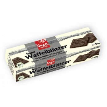 Feine Waffelblätter Zartbitter 100g LNA