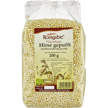 Hirse gepufft natur 200g KOG