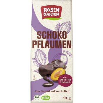 Schoko Pflaume Zartbitter 90g ROS
