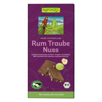 Rum Trauben Nuss Schoko 100g RAP