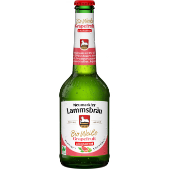 Lammsbräu Weiße mit Grapefruit alkfr. 0,33l NEU