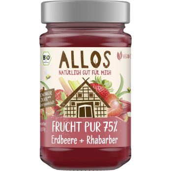 Frucht Pur Erdbeere Rhabarber 250g ALO