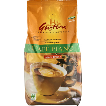Café piano ganze Bohne 1kg GSU