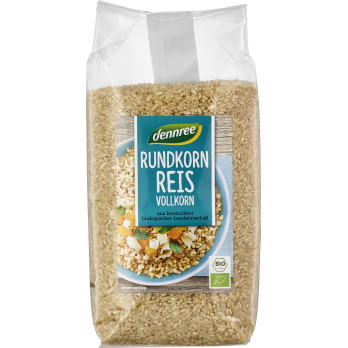 Rundkorn Reis Vollkorn 1kg DEN