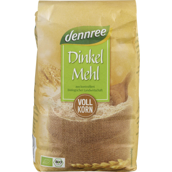 Dinkelmehl Vollkorn 1kg DEN