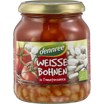Weiße Bohnen in Tomatens 350g  DEN