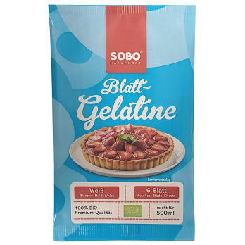 Blatt Gelantine 6 Blatt SOB