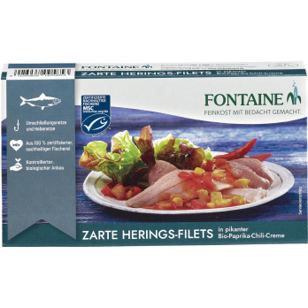 Heringsfilets Paprika Chilli 200g FON