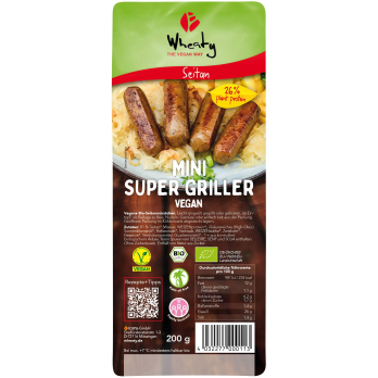 Seitanwürstchen Mini Super Griller 200g WHE
