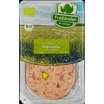 Bio Geflügel Puten Mortadella 80g FPF