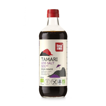 Tamari 50% weniger Salz gf 500ml LIM