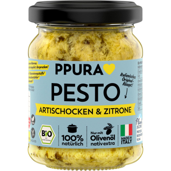 Pesto Artischocken&Zitrone 120g PPU