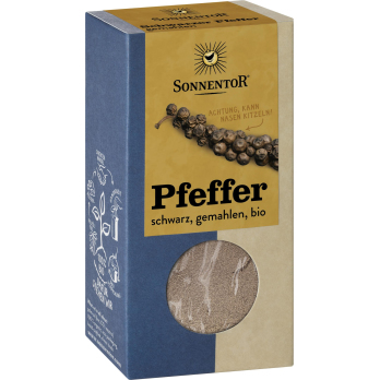 Pfeffer schwarz gemahlen 50g STN
