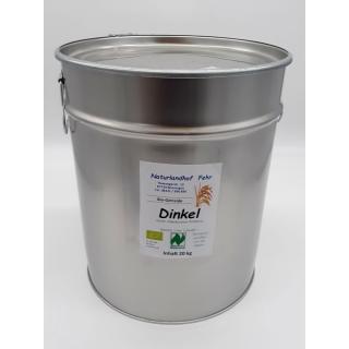 Dinkel regional im Metalleimer 20kg FEH