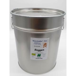 Roggen regional im Metalleimer 20kg FEH