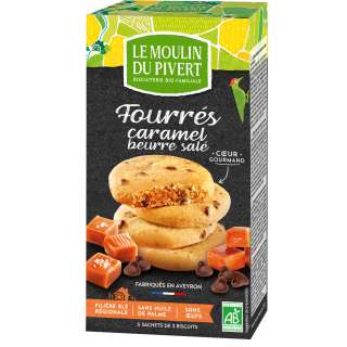 Cookies Fourrés Karamel 175g MDP