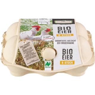 Bruderhahn Eier 6er Schachtel KÖY