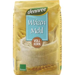 Weizenmehl Vollkorn 1kg DEN