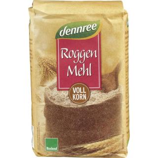 Roggenmehl Vollkorn 1kg DEN