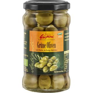 Oliven Grüne m Stein 300g GSU