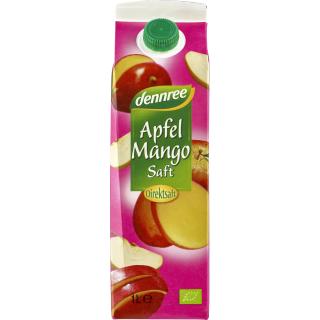 Apfel Mangosaft 1,0l Tetra DEN