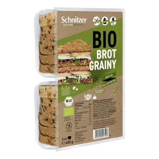 Brot Grainy glutenfrei 430g SGL