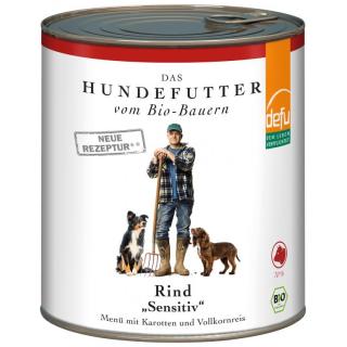 Hundefutter Rind sensitiv 820g (nur als Gebinde 6St)