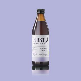 First Kombucha Holunder Quitte 0,33l FIF