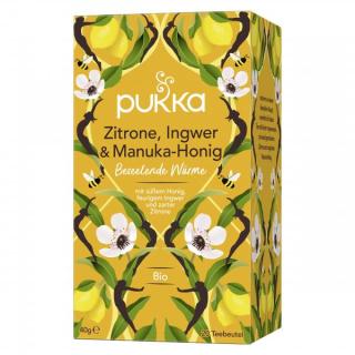 PUKKA Zitr. Ingw. Manukahonig 20 Tbt PUK