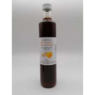 Ingwer Zitronen Sirup 0,5l BWG