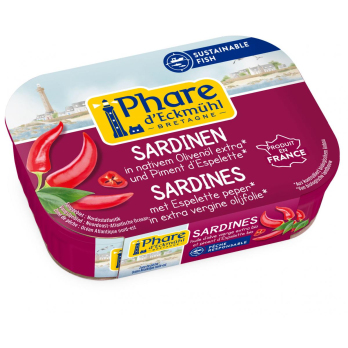 Sardinen Olivenöl Piment 135g PHE
