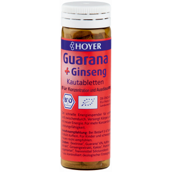 Guarana Ginseng Lutschtablette 30g HOY