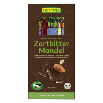 Zartbitter Mandel 80g RAP